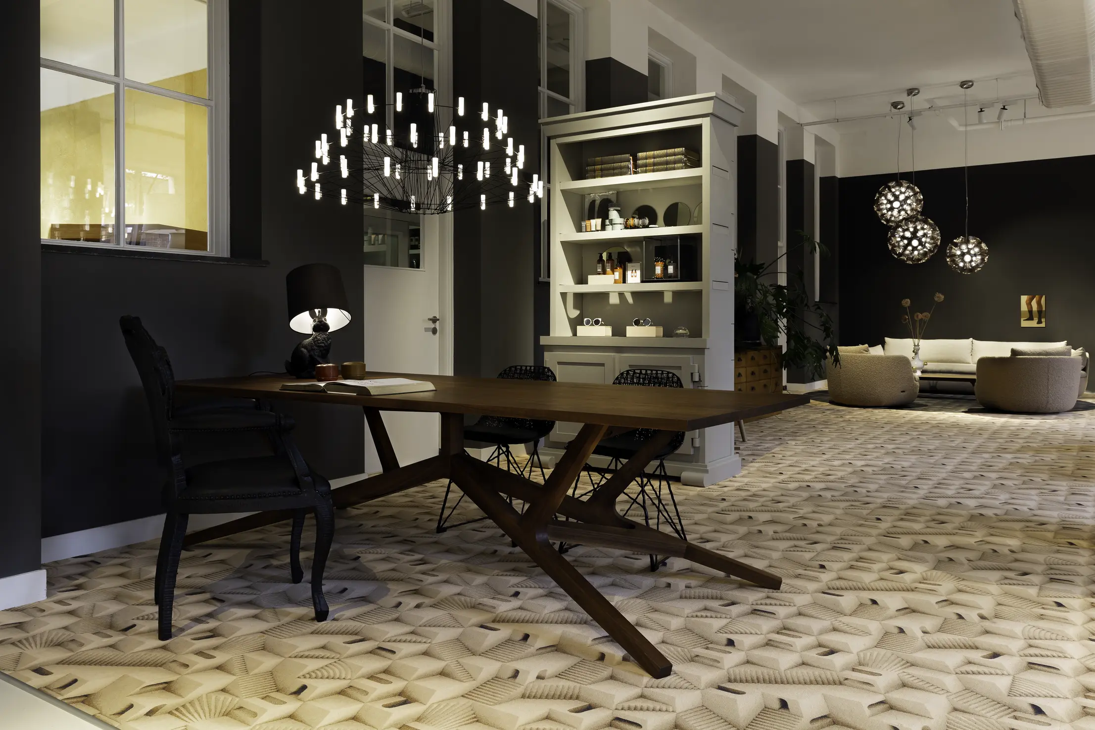 Dining setting with Liberty table